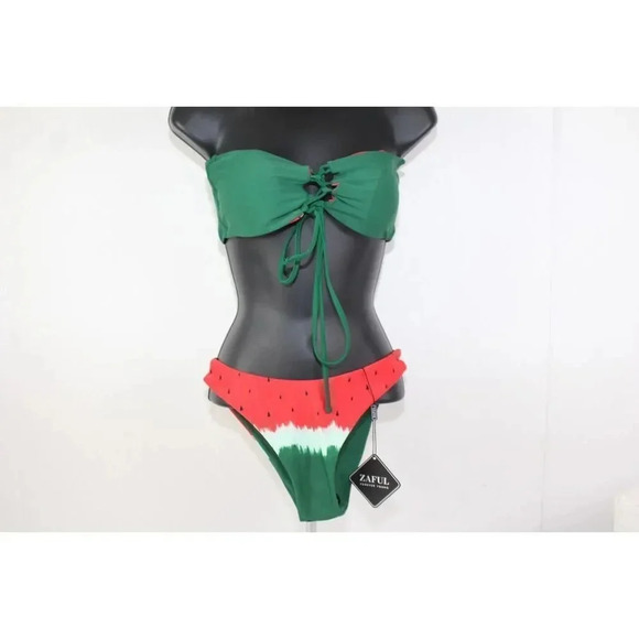 ladies ZAFUL Forever Young 2pc Bikini size 4 - Picture 1 of 6